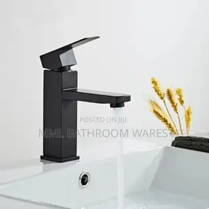 Black Basin Mixer Taps for Bathroom