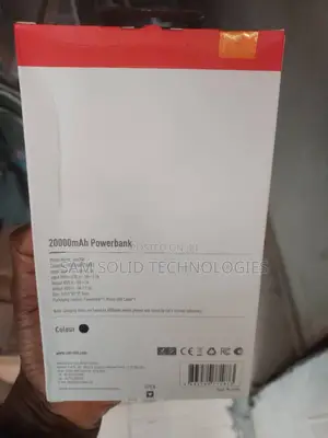Itel 20000mah Power Bank