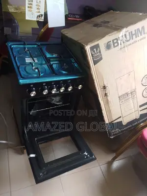 Original Bruhm(Bgc-5531lb)3+1 Gas Cooker + Glass Lid