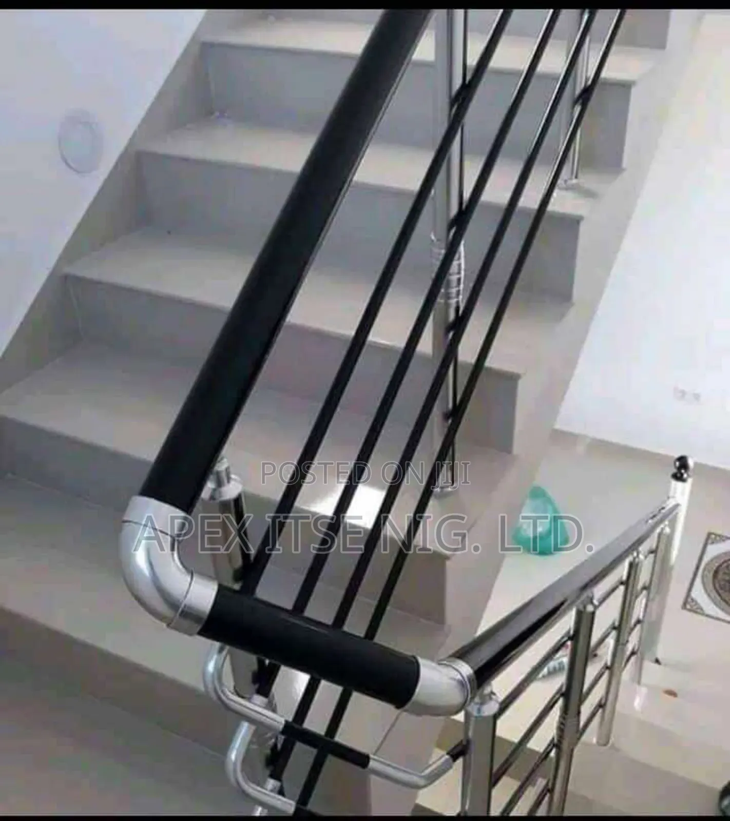 Black Aluminum Handrail