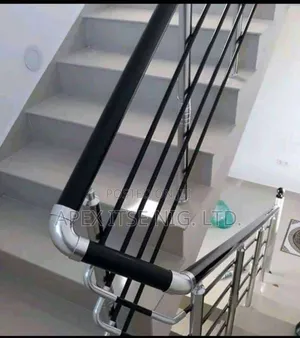 Black Aluminum Handrail