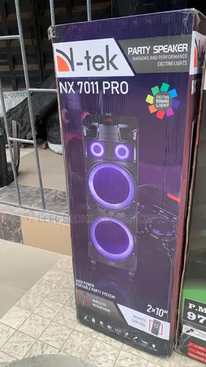 Rechargeable Party Speaker With Microphone