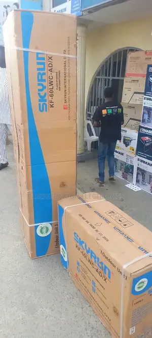 Skyrun 2hp Inverter Standing Unit Ac With Installation Kits