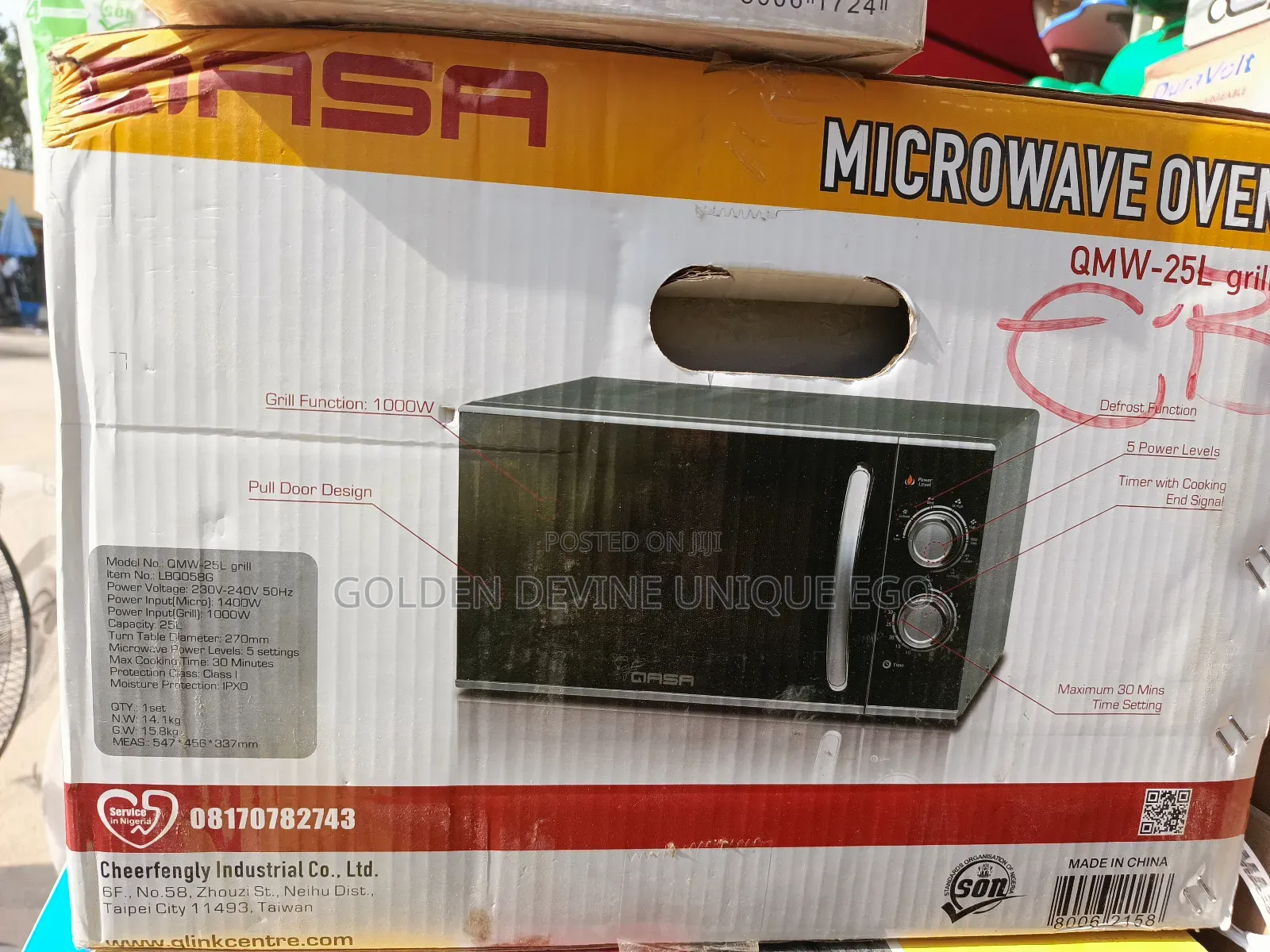 Qasa Microwave With Grill