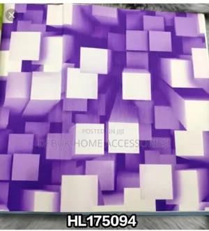 3d Purple and White-Wallpaper
