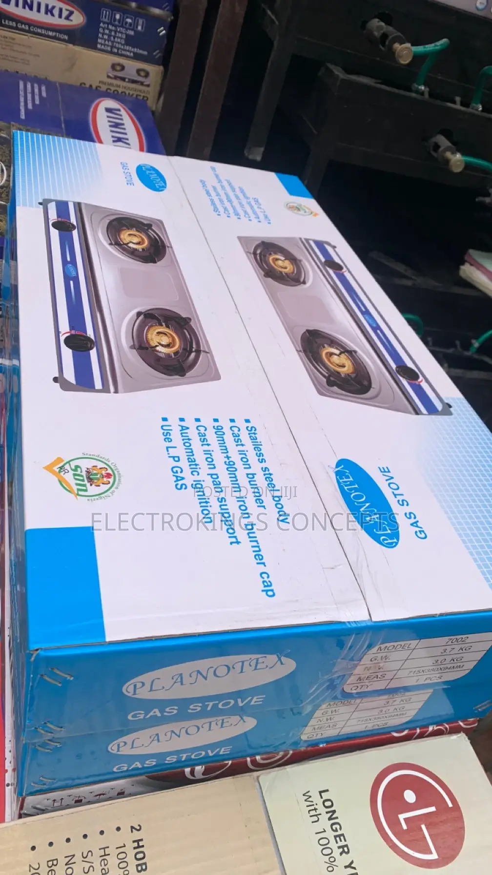 Double Burner Gas Stove