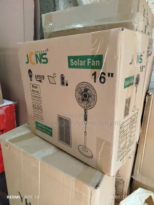 16inch Rechargeable Solar Fan With Panel