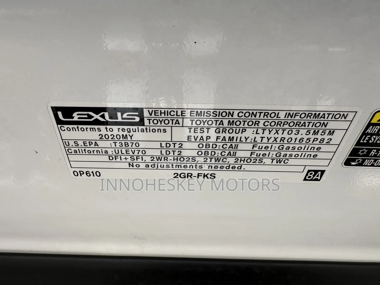 Lexus RX 350 2020 White