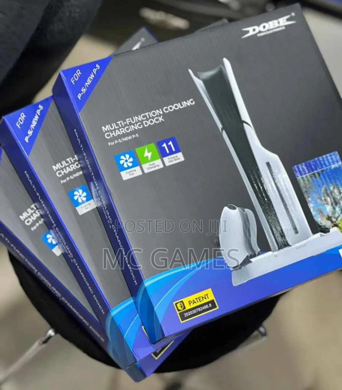 Slim Ps5 Cooling Stand and Charging Dock