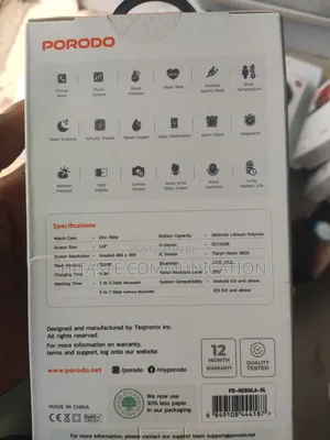 Porodo NEBULA Smart Watch