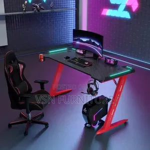 Gaming Desk With Led Lights