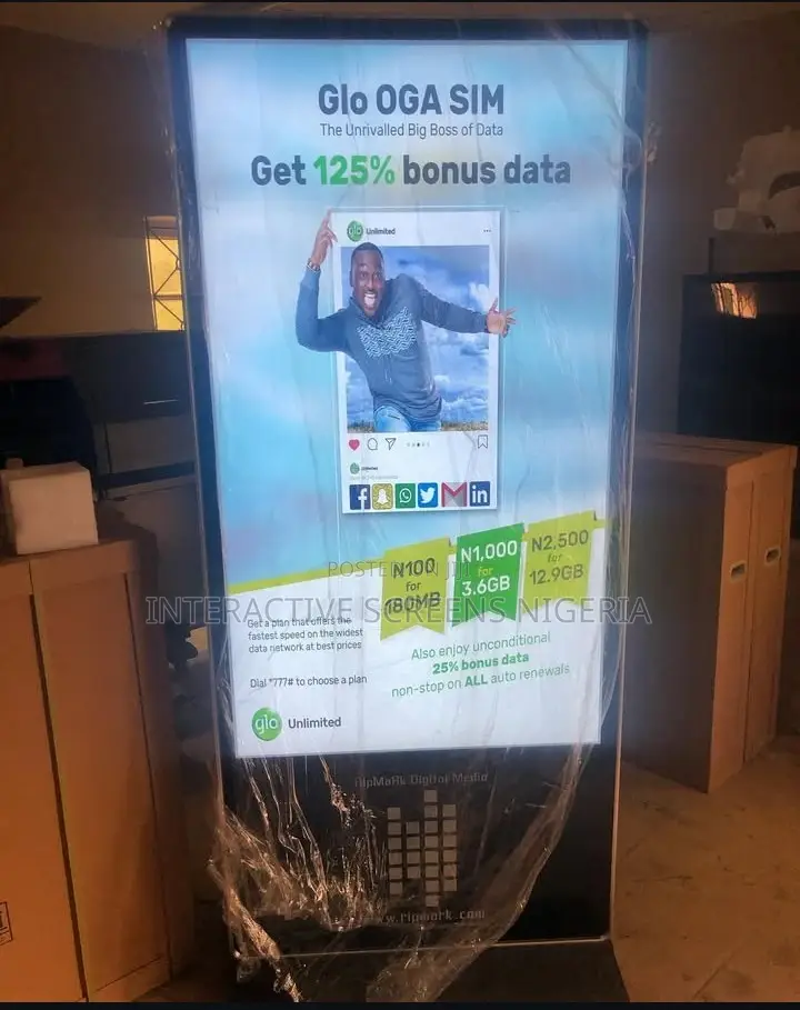 55 Inches Touch Screen