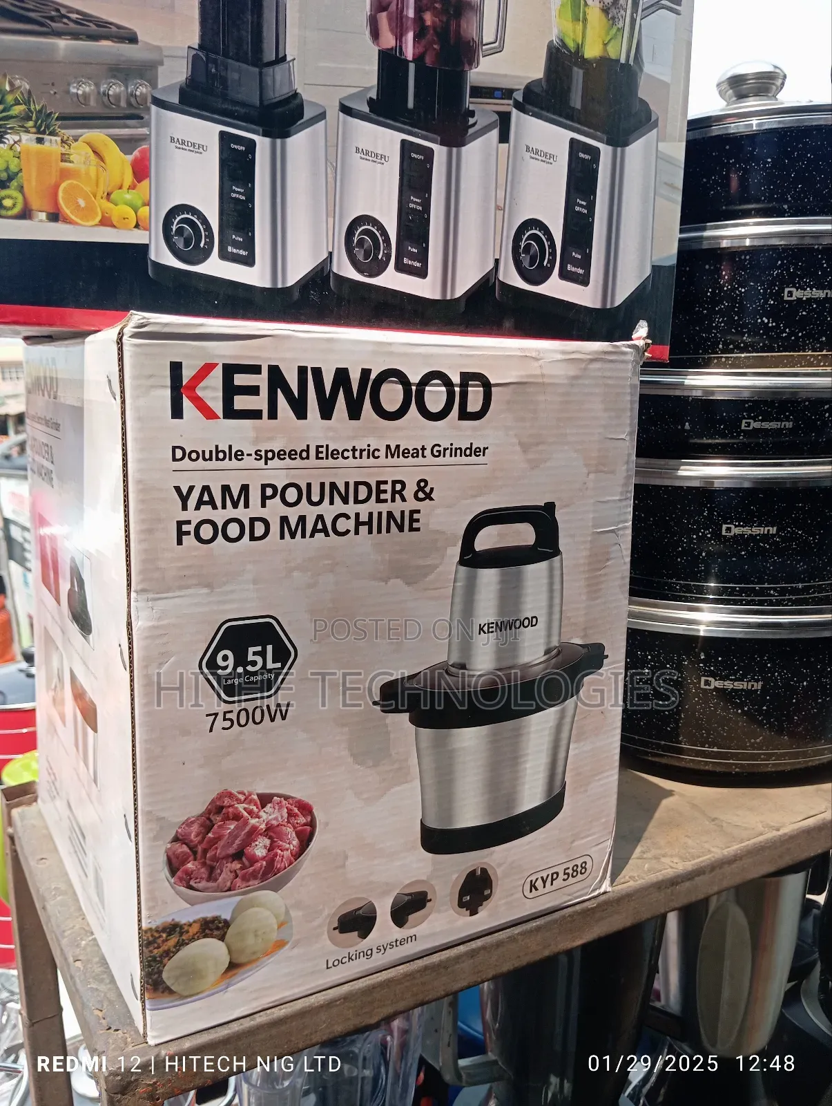 8l Kenwood Yam Pounder – Fast and Efficient