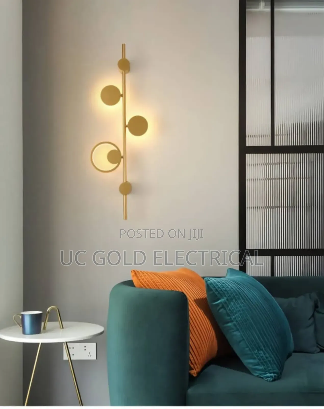 Golden Led Wall Lamb