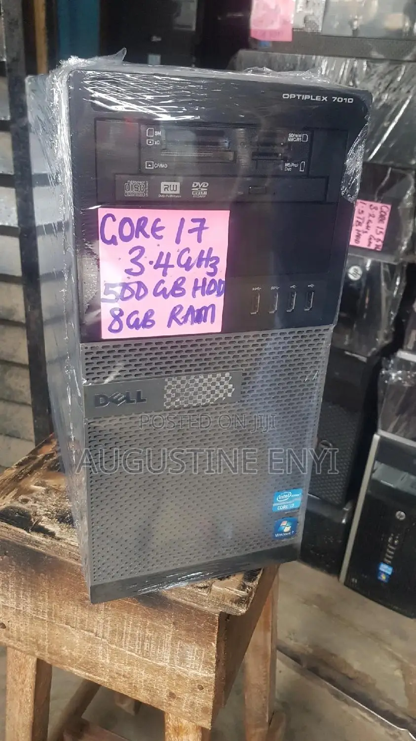 Desktop Computer Dell OptiPlex 7010 8GB Intel Core I7 HDD 500GB