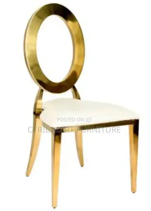 O Back Event Gold Chair