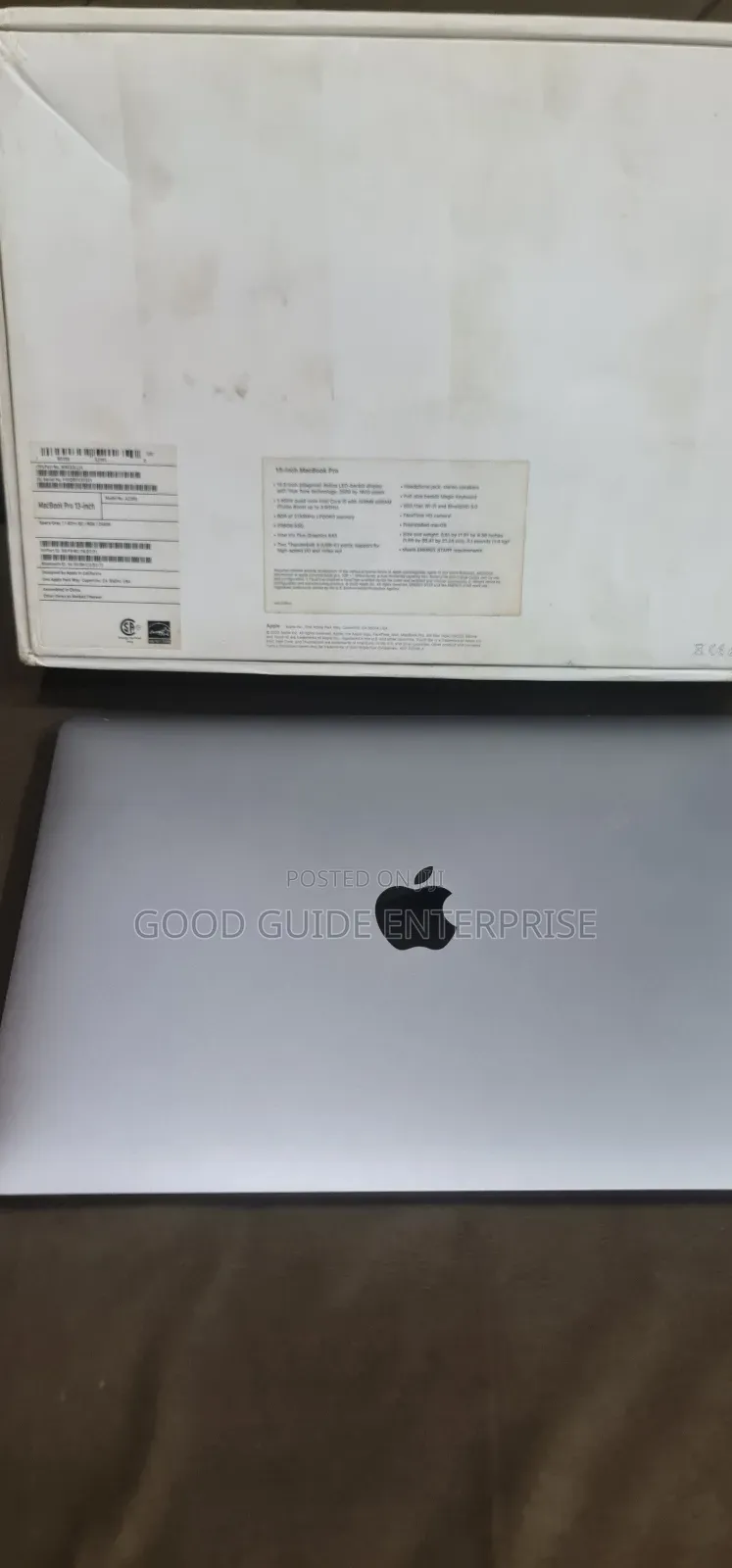 Laptop Apple MacBook Pro 2020 8GB Intel Core I5 SSD 256GB