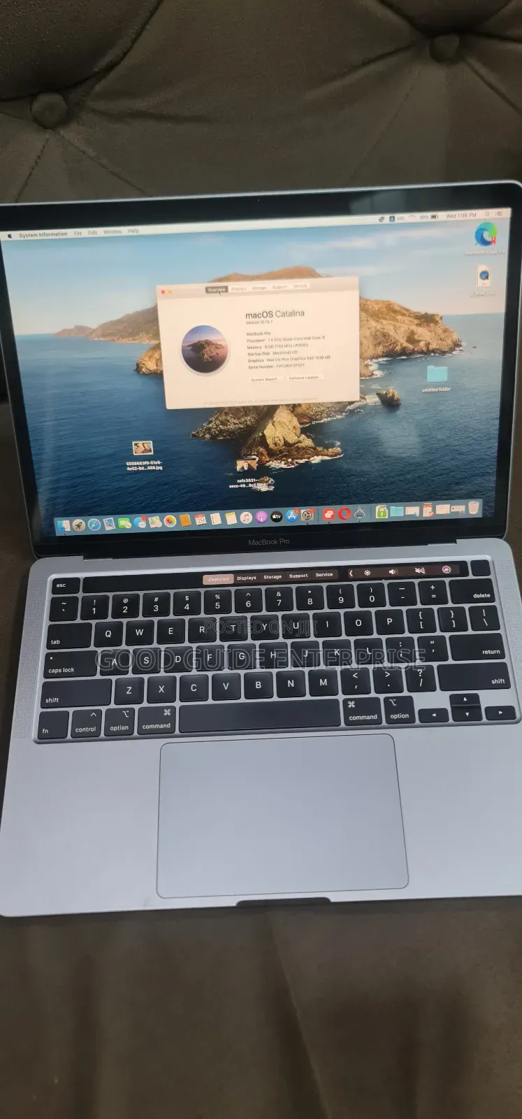 Laptop Apple MacBook Pro 2020 8GB Intel Core I5 SSD 256GB