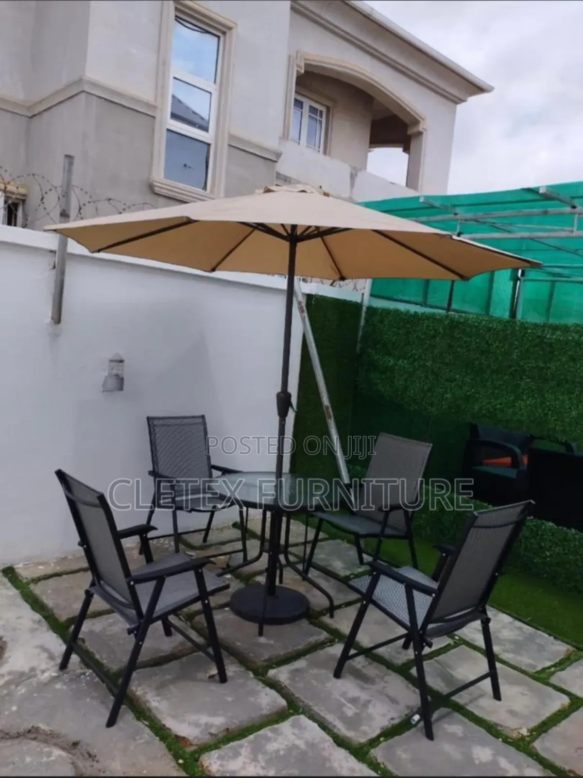 Umbrella With Chairs