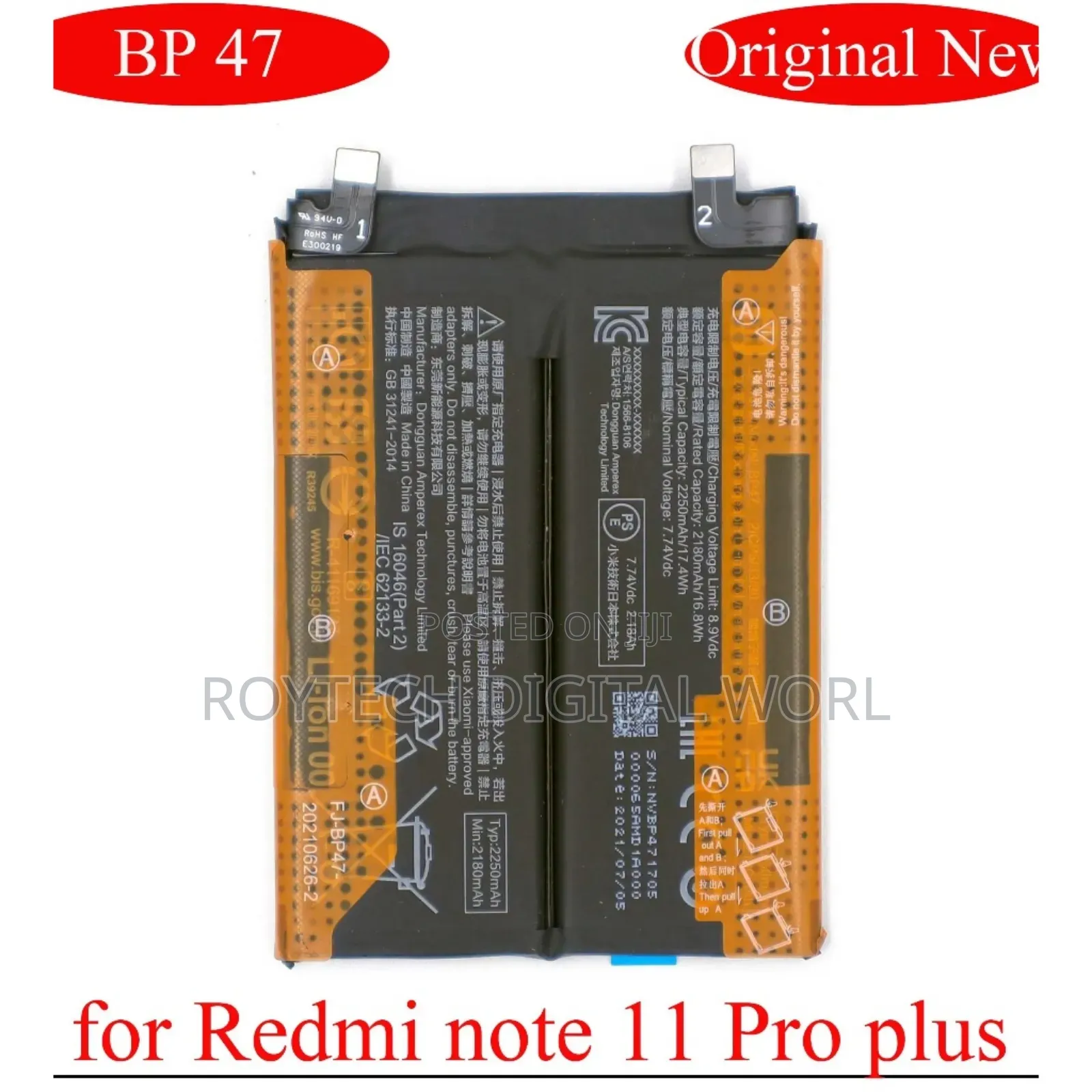 Xiaomi Redmi Battery For Note 11 Series, Note 10 Series