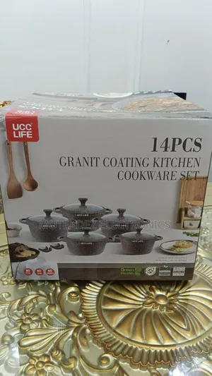 Ucc Life 14pcs Granite Coating Non Stick Cookware Sets