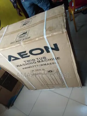 Aeon Manual Wash and Spin Twin Tub Washing Machine(White)