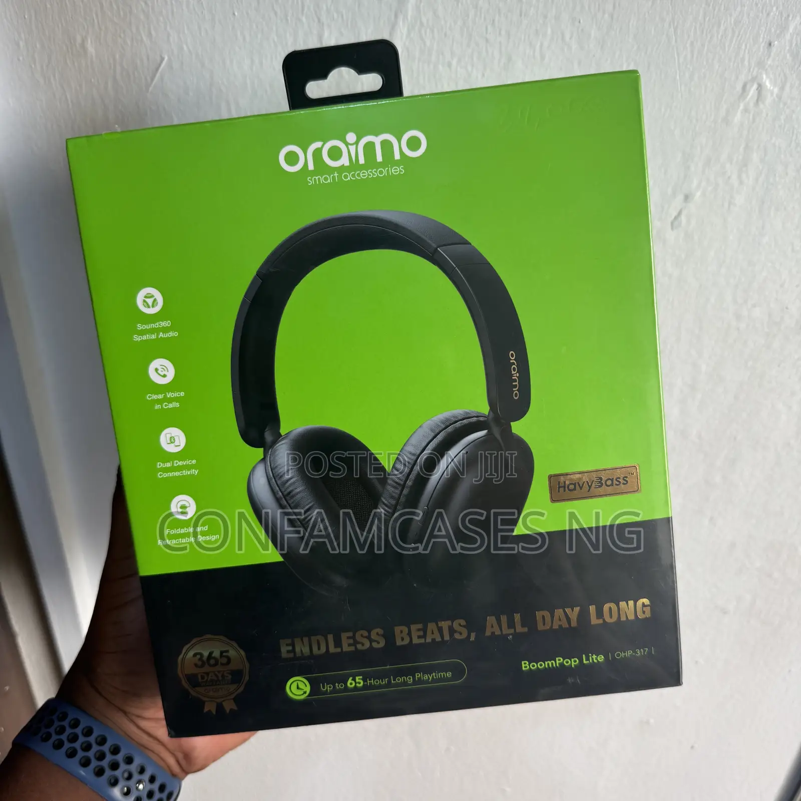 Oraimo Boompop Lite Enc Wireless Headphones