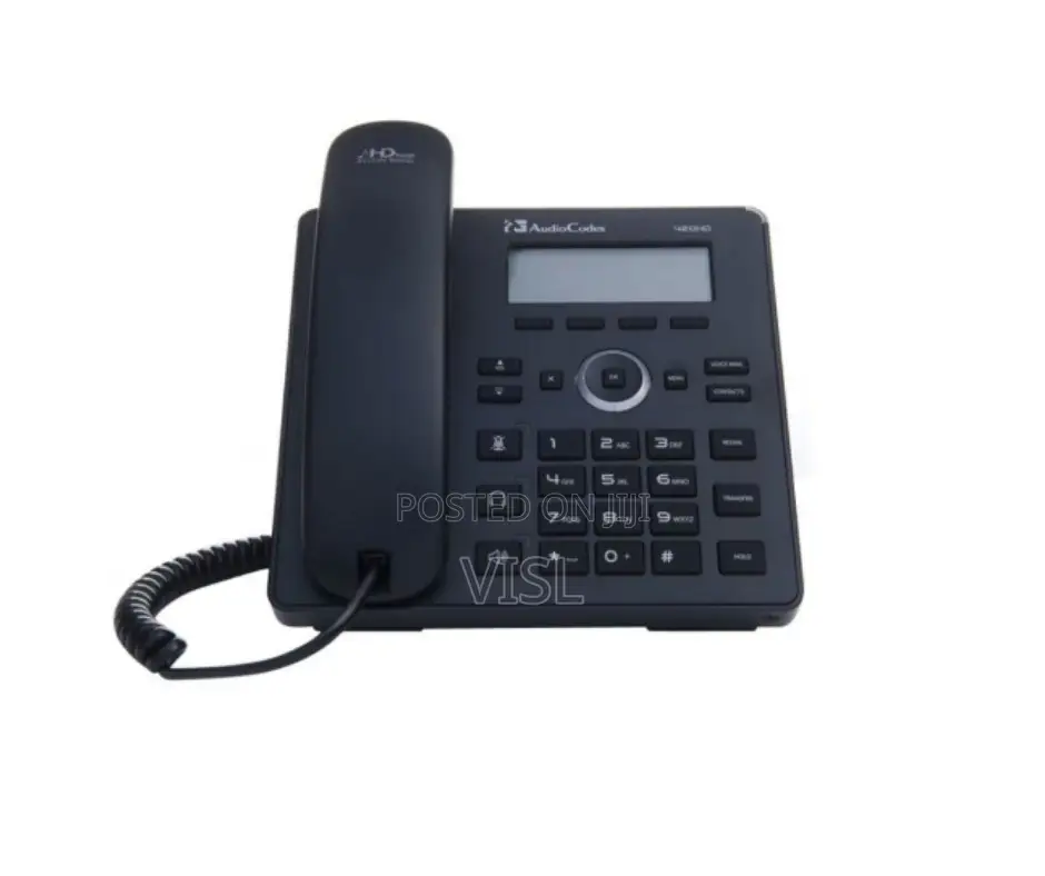 Audiocodes 420HD IP Phone Black 2 Lines LCD