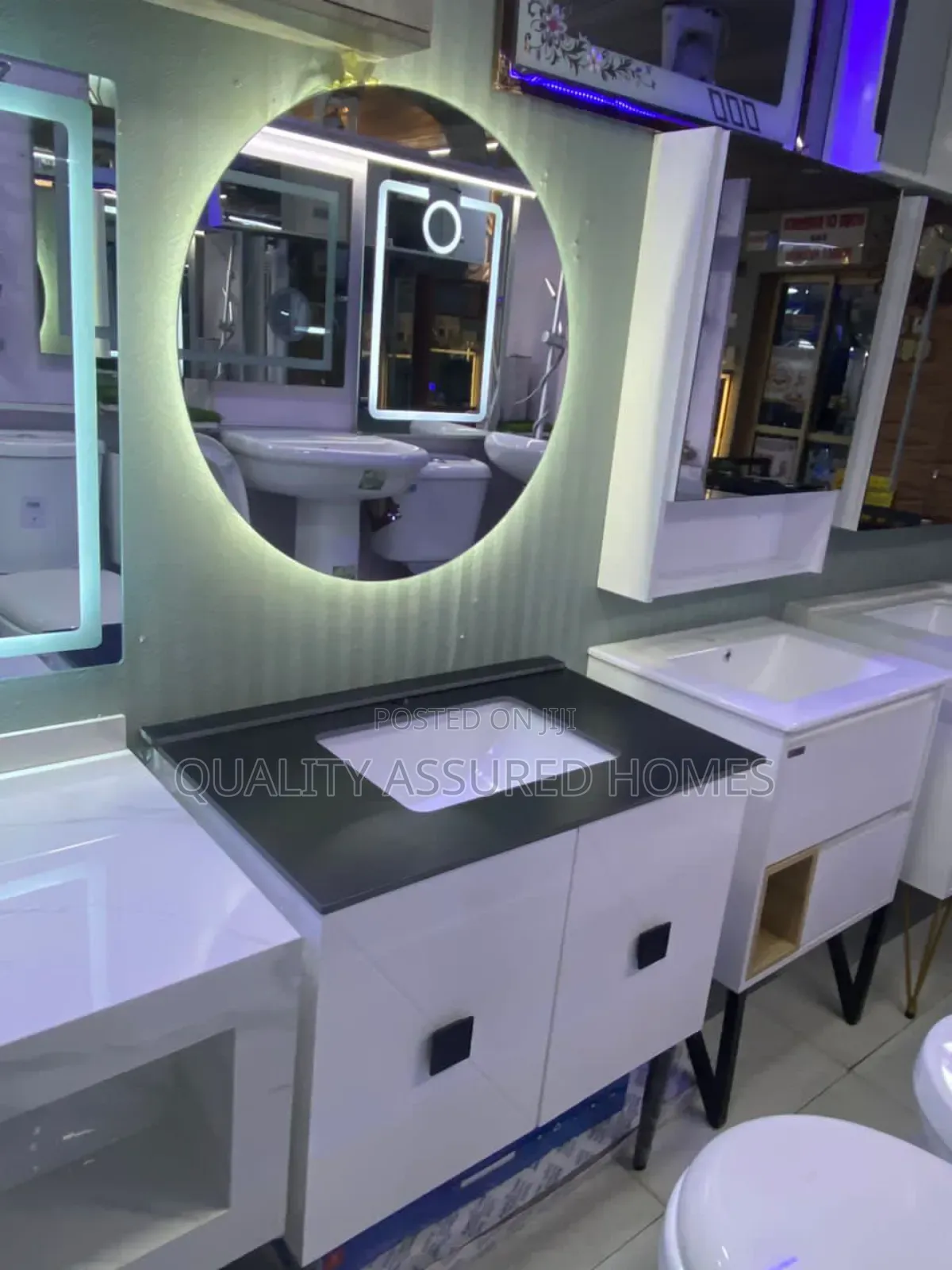 Black Marble Cabinet And Basin