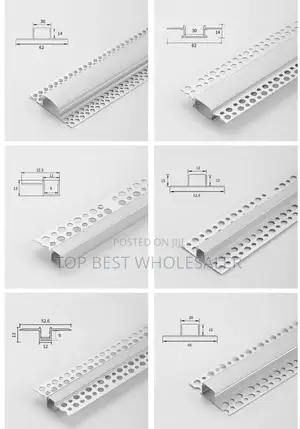 Drywall Led Profile Plaster Gypsum Wall Aluminum Led Channel