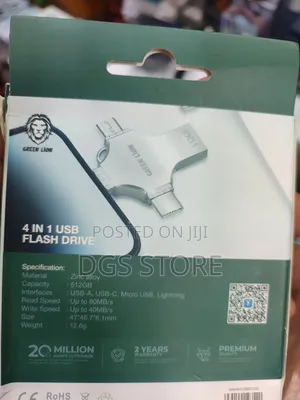 Green Lion 4in1 OTG Flash Drive 512gb
