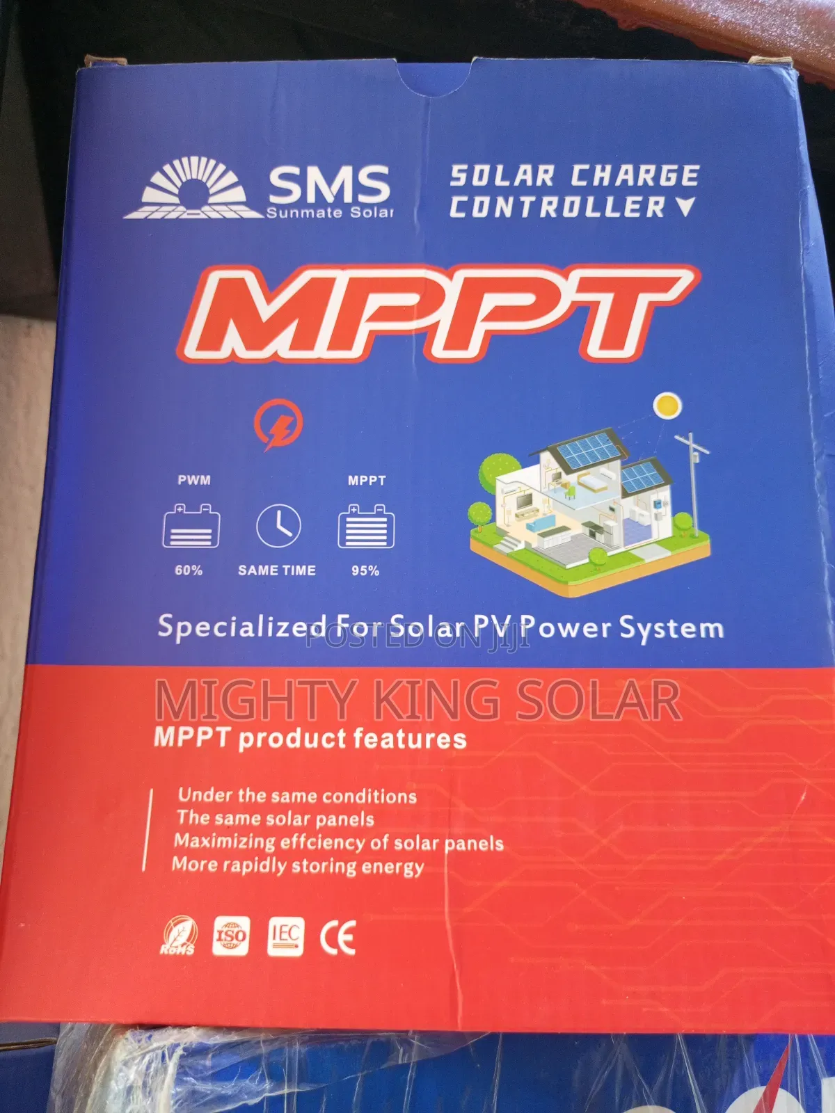 SMS Charging Control 30ah MPPT