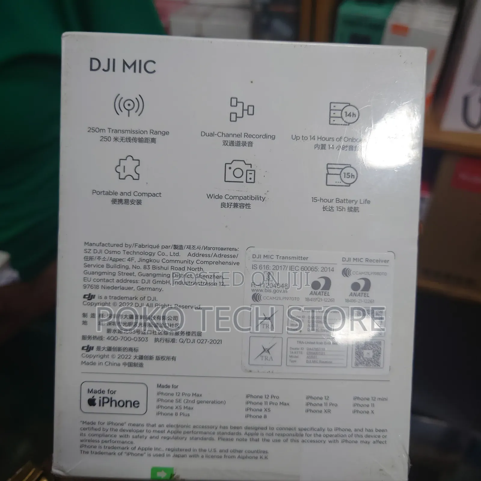 Dji Mic Wireless Microphone For Camera Smartphone