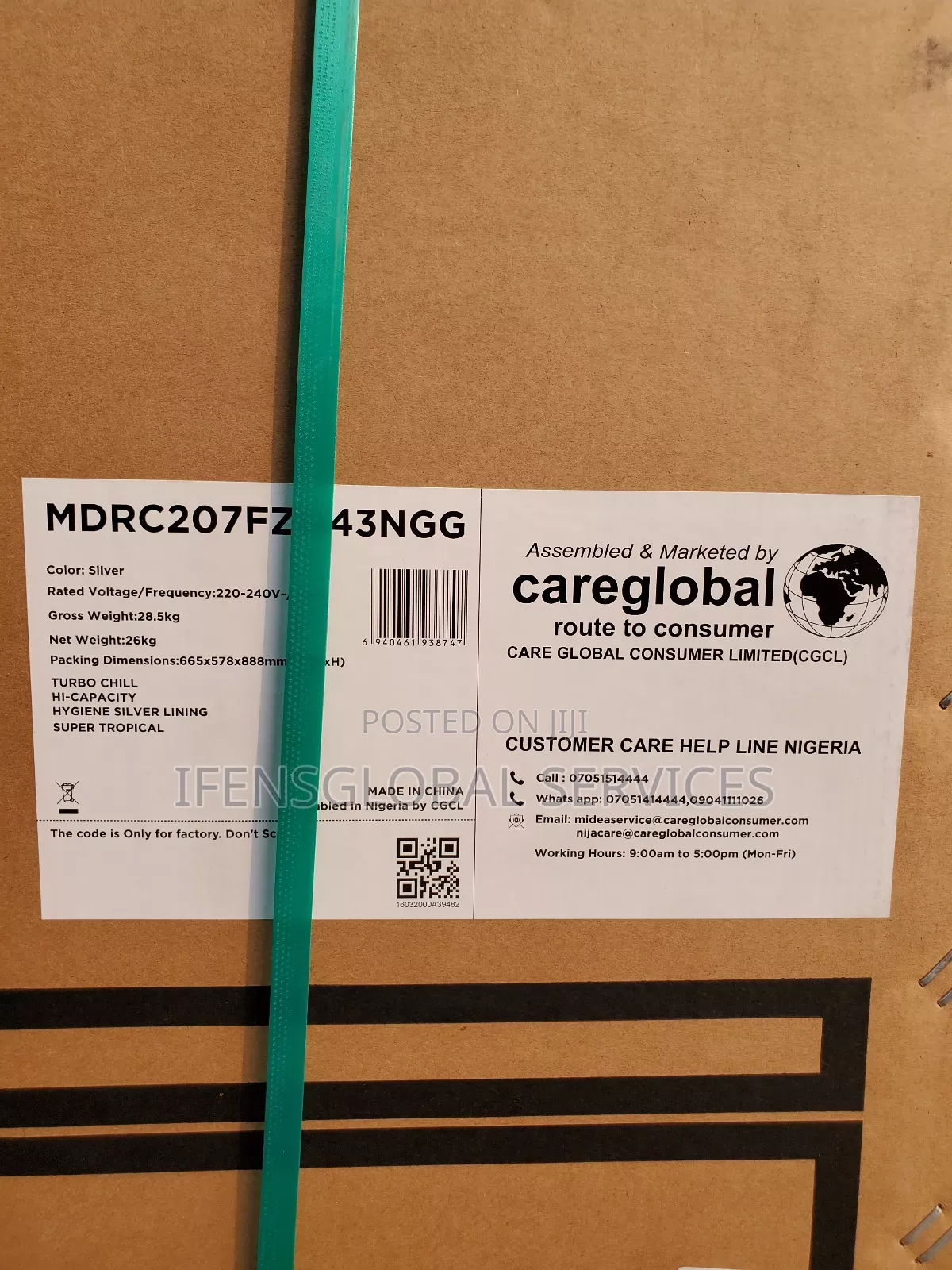 150litres Midea Freezer