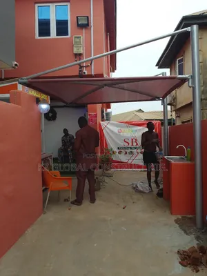 Photo - Covering Shade With Galvanized Pipe