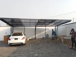 Photo - Carport With Polycarbonate Coverings