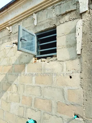 Photo - Toilet Casement Window With Burglary and Net Series 1111