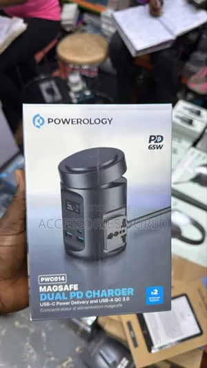 Powerology Magsafe Power Hub Usb-C Power Delivery and Usb-A