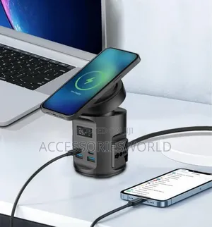 Powerology Magsafe Power Hub Usb-C Power Delivery and Usb-A