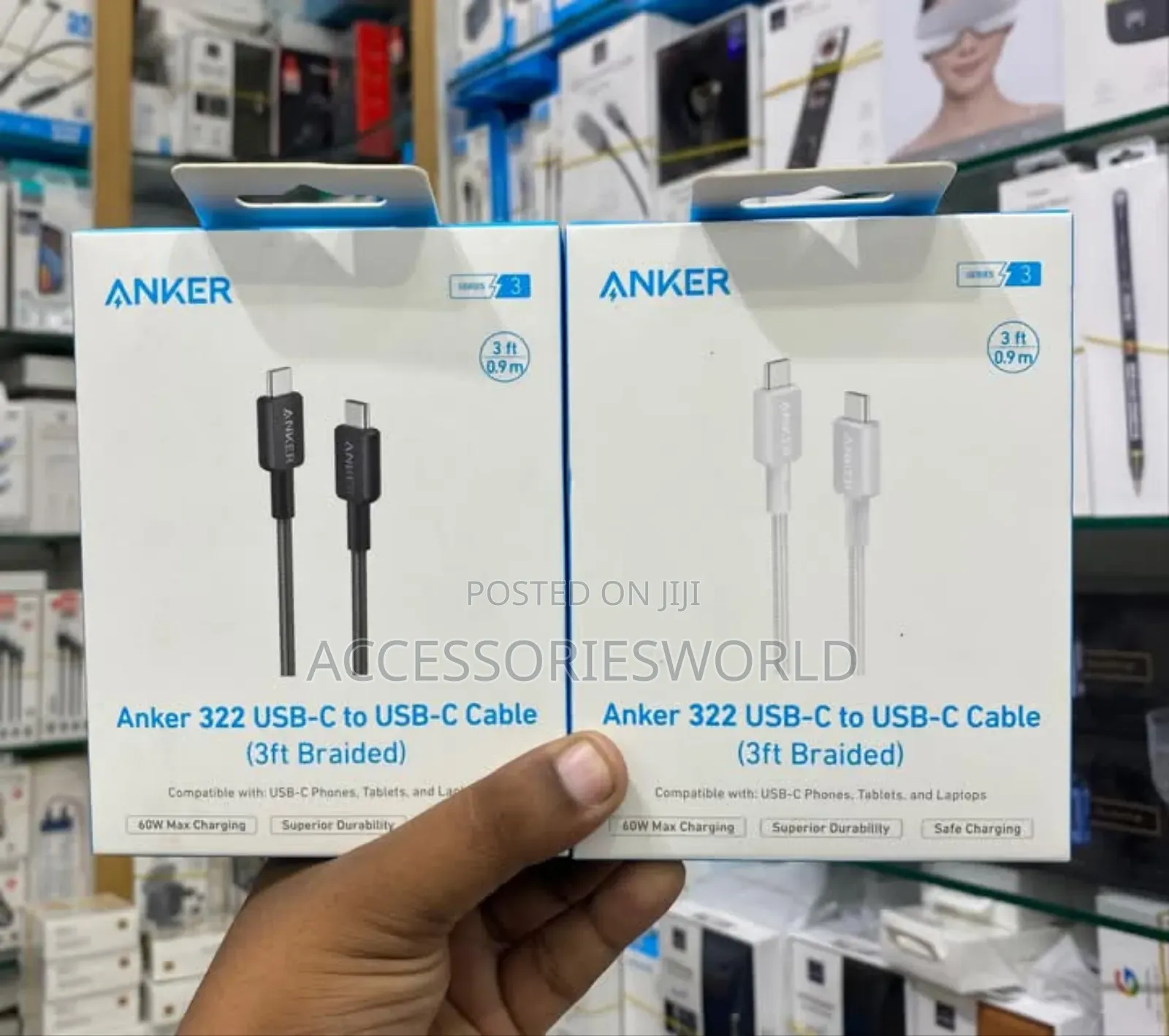 Anker 322 USB-C to USB-C Cable,