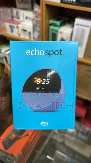 Echo Spot Smart Alarm Clock With Vibrant Sound + Alexa