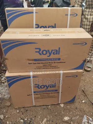 Original Brand New Royal 1 HP Inverter Air Conditioner Etc.