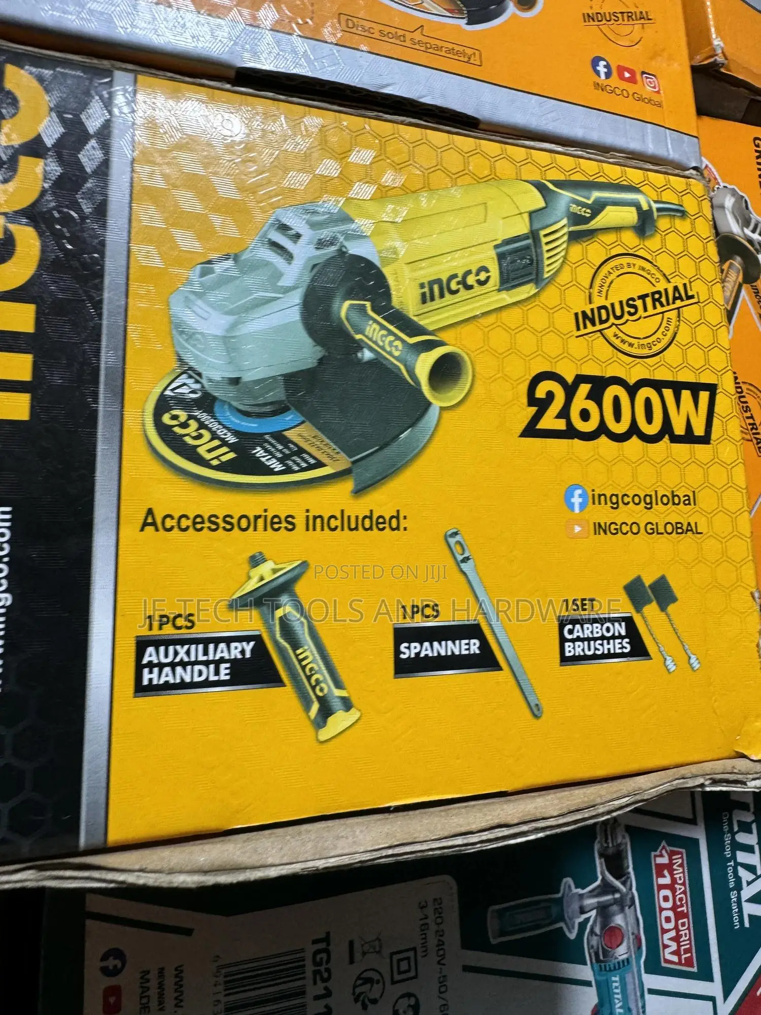 AG26008 Ingco Angle Grinder 2600W