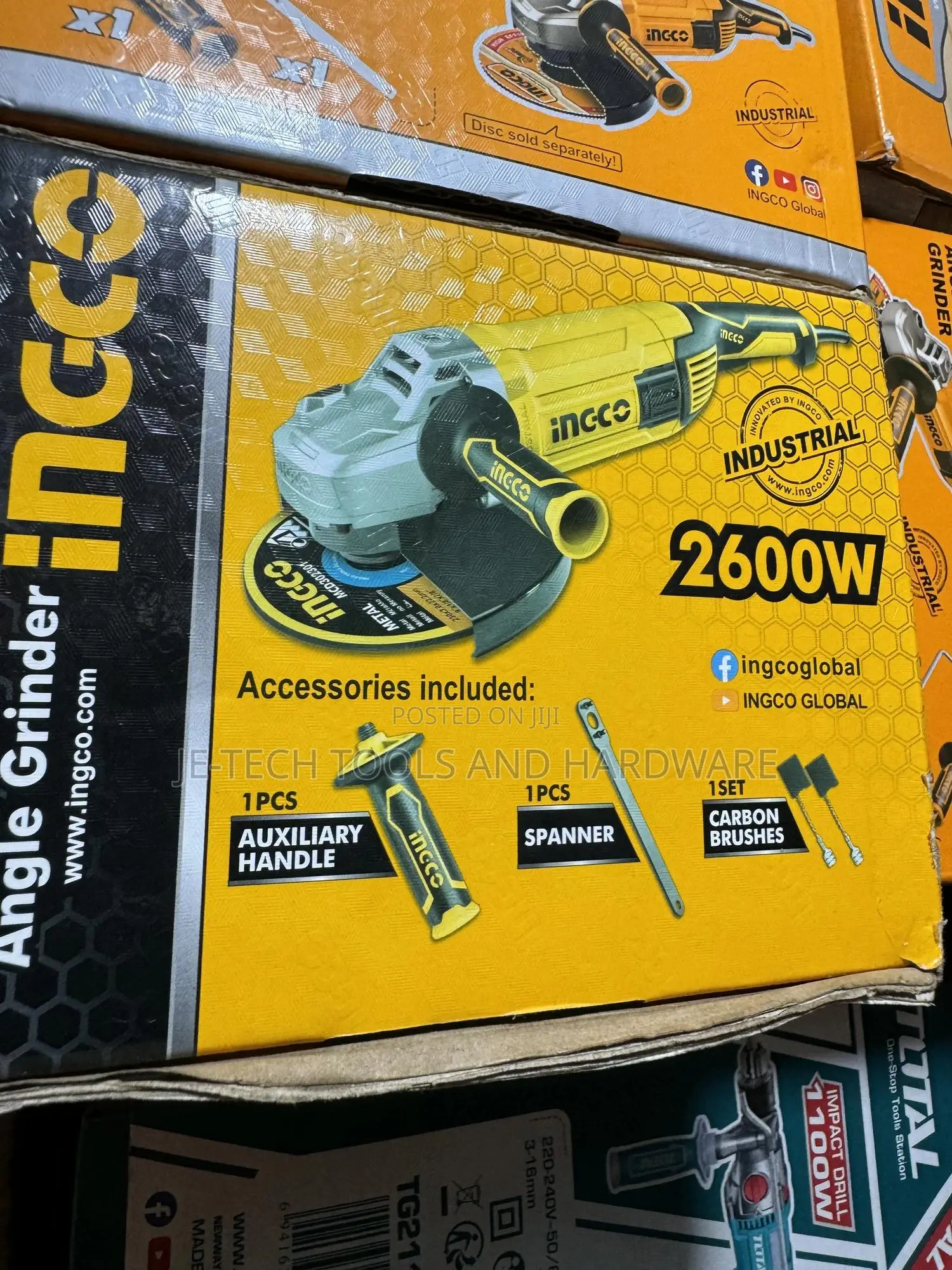 AG26008 Ingco Angle Grinder 2600W