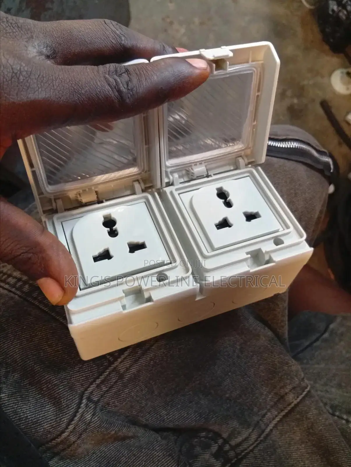 Waterproof Double Socket