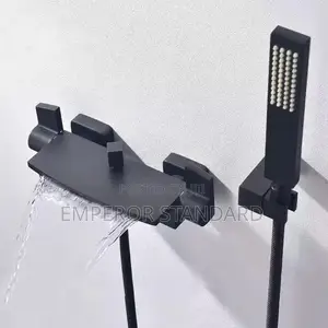 Freestanding Bathtub Faucet Full Brass Wall Bath Mixer Tap