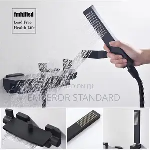 Freestanding Bathtub Faucet Full Brass Wall Bath Mixer Tap