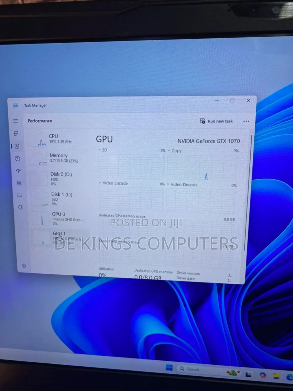 Laptop Clevo P17SM 8GB Intel Core i7 SSHD+SSD 1.5T