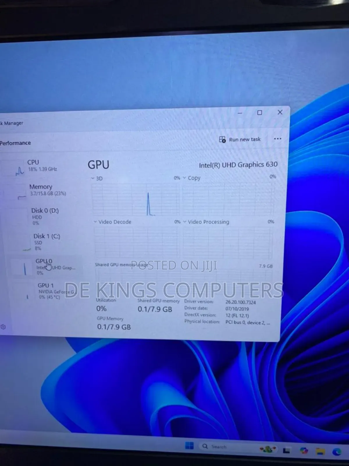 Laptop Clevo P17SM 8GB Intel Core i7 SSHD+SSD 1.5T