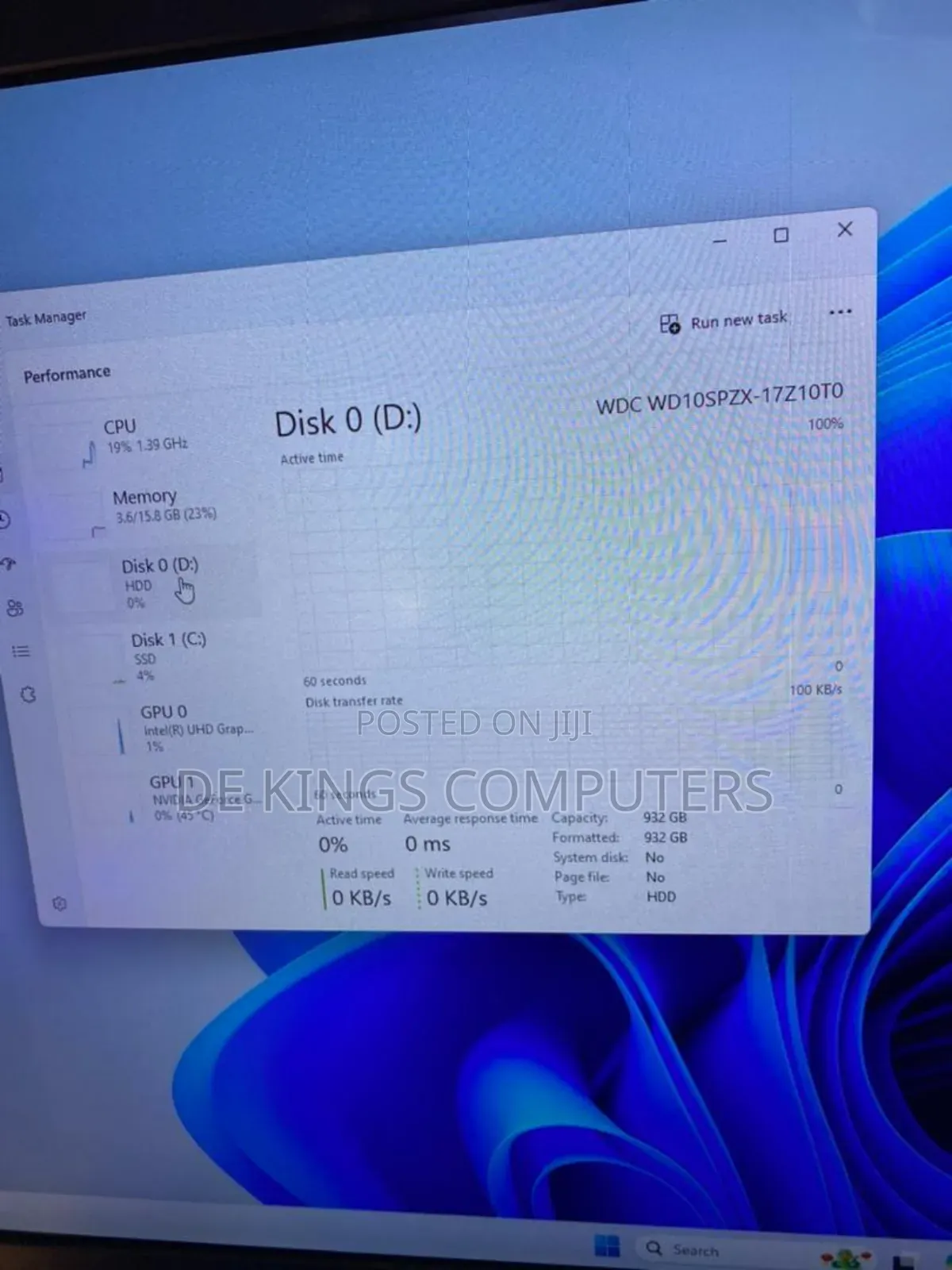 Laptop Clevo P17SM 8GB Intel Core i7 SSHD+SSD 1.5T
